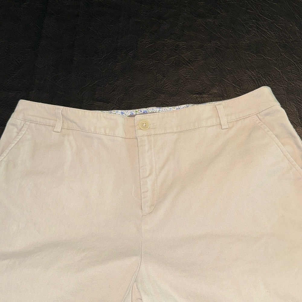 Croft & Barrow Chino’s, Stone Color, Women’s size 14, - Picture 2 of 13